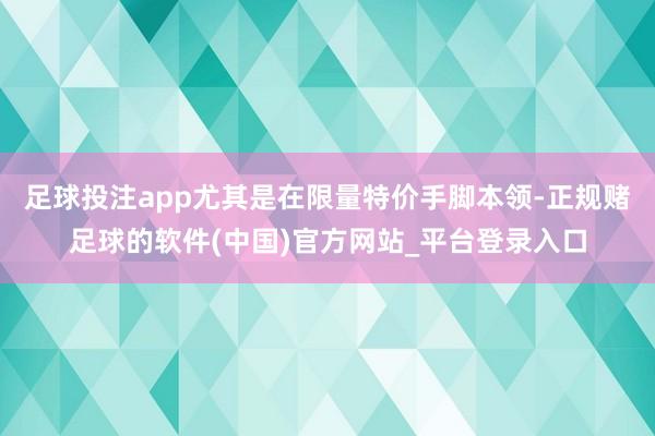 足球投注app尤其是在限量特价手脚本领-正规赌足球的软件(中国)官方网站_平台登录入口