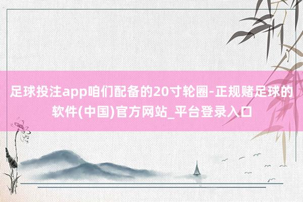 足球投注app咱们配备的20寸轮圈-正规赌足球的软件(中国)官方网站_平台登录入口