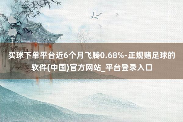 买球下单平台近6个月飞腾0.68%-正规赌足球的软件(中国)官方网站_平台登录入口