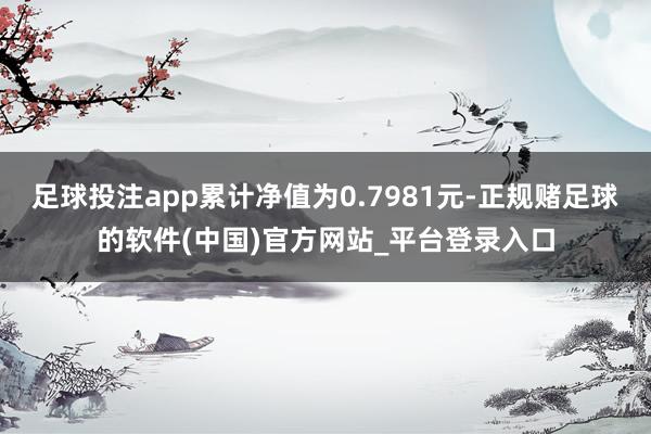 足球投注app累计净值为0.7981元-正规赌足球的软件(中国)官方网站_平台登录入口